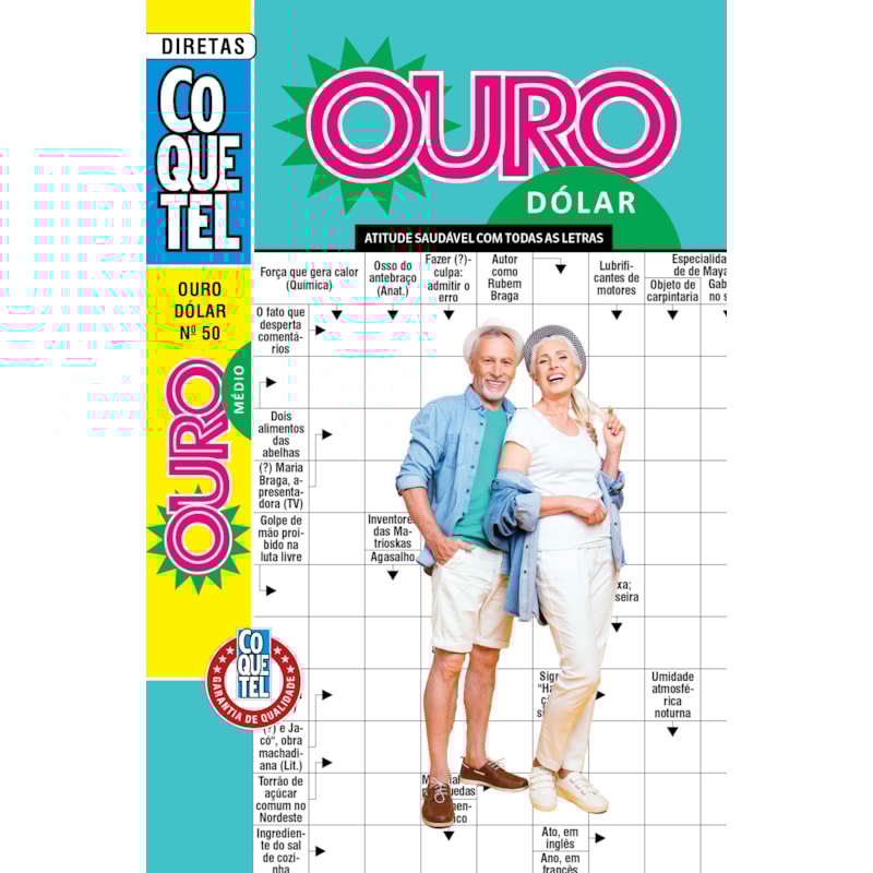 LIVRO COQUETEL OURO DÓLAR 50