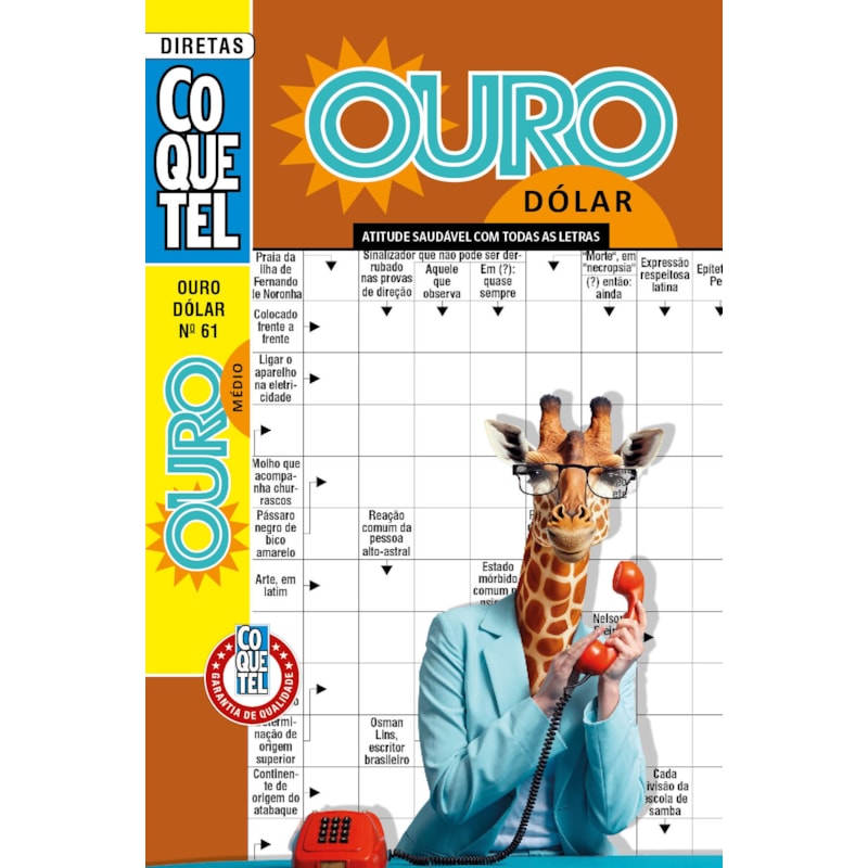 LIVRO COQUETEL OURO DÓLAR 61: NÍVEL MÉDIO