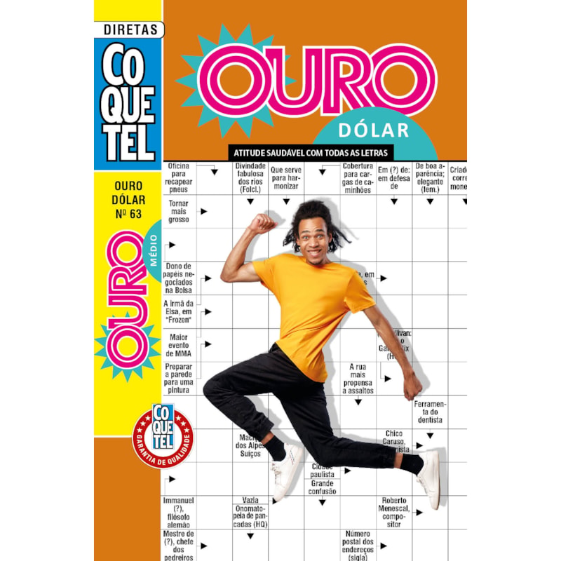 LIVRO COQUETEL OURO DÓLAR 63: NÍVEL MÉDIO