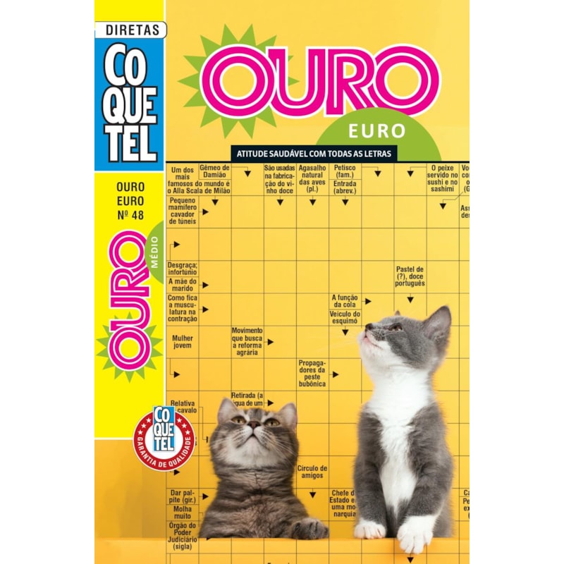 LIVRO COQUETEL OURO EURO 48