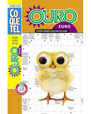 LIVRO COQUETEL OURO EURO 50