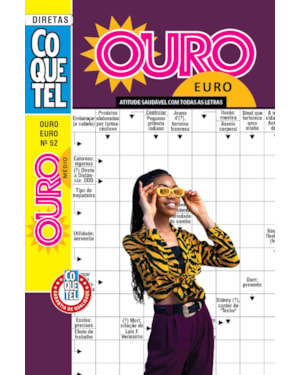 LIVRO COQUETEL OURO EURO 52