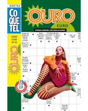 LIVRO COQUETEL OURO EURO 64: NÍVEL MÉDIO