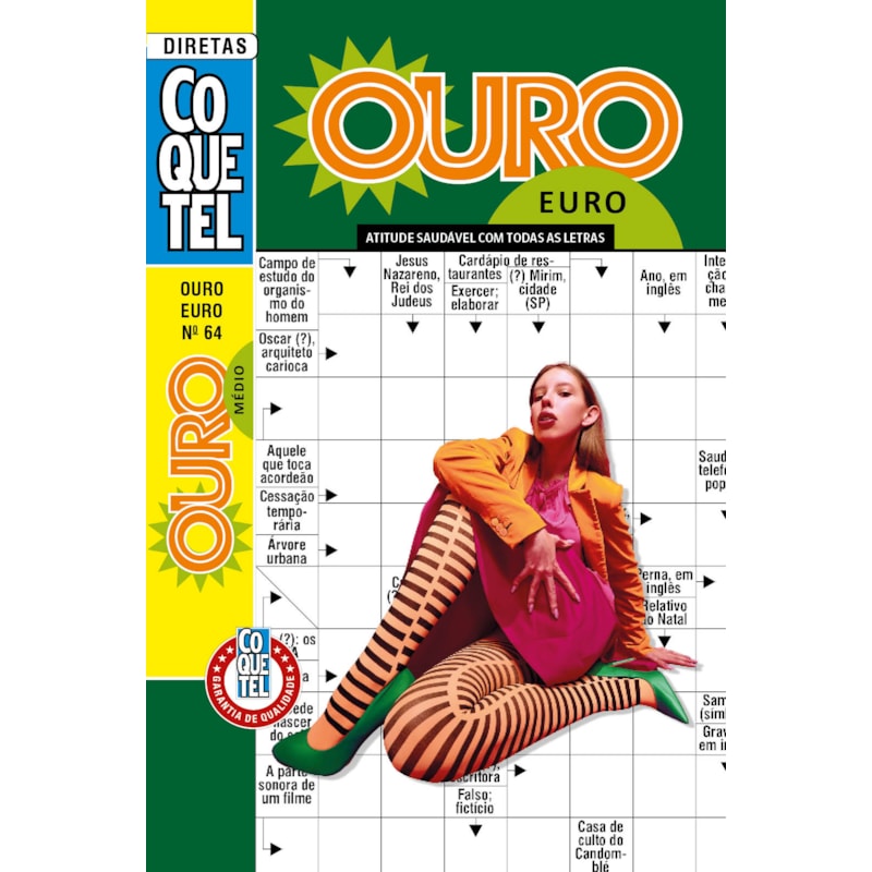 LIVRO COQUETEL OURO EURO 64: NÍVEL MÉDIO