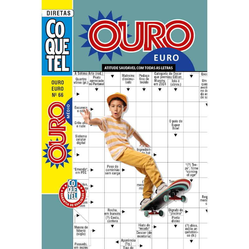 LIVRO COQUETEL OURO EURO 66: NÍVEL MÉDIO
