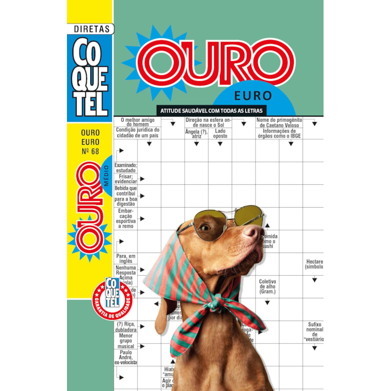 LIVRO COQUETEL OURO EURO 68: NÍVEL MÉDIO
