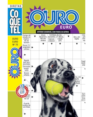 LIVRO COQUETEL OURO EURO 70: NÍVEL MÉDIO