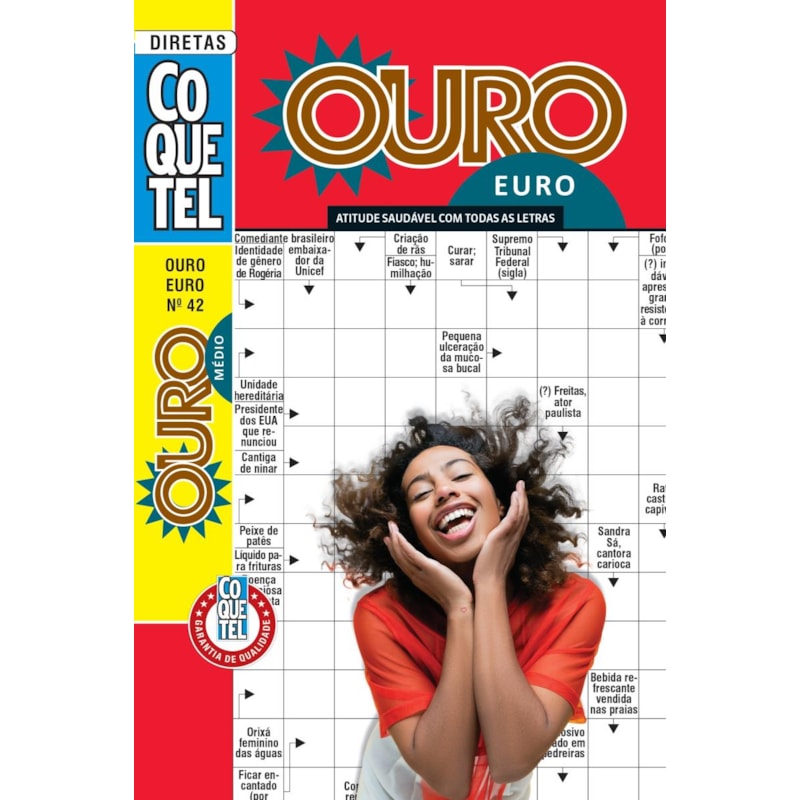 LIVRO COQUETEL OURO EURO ED 42