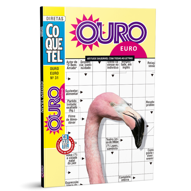 LIVRO COQUETEL OURO EURO NÍVEL MÉDIO ED 31