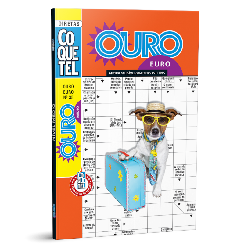 LIVRO COQUETEL OURO EURO NÍVEL MÉDIO ED 35