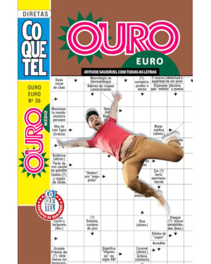 LIVRO COQUETEL OURO EURO NÍVEL MÉDIO ED 36