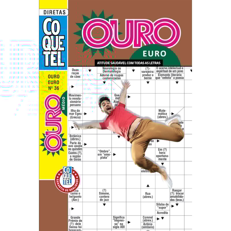 LIVRO COQUETEL OURO EURO NÍVEL MÉDIO ED 36