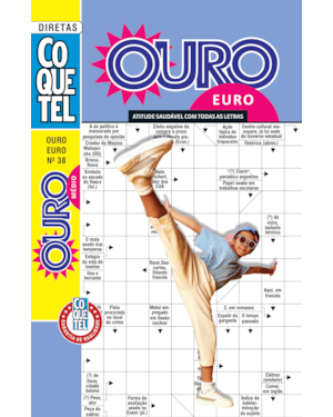 LIVRO COQUETEL OURO EURO NÍVEL MÉDIO ED 38