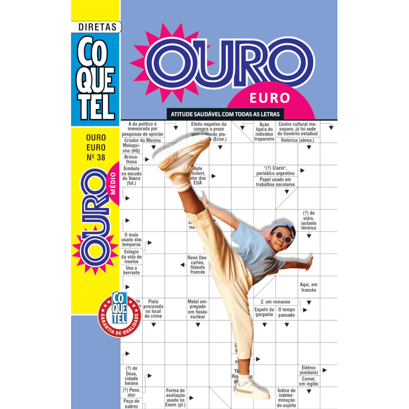 LIVRO COQUETEL OURO EURO NÍVEL MÉDIO ED 38