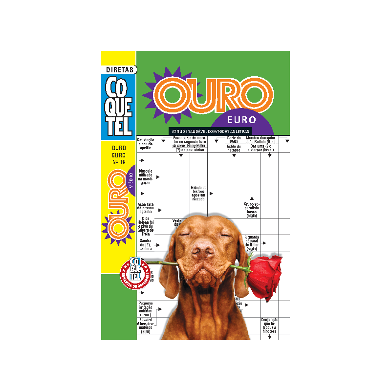 LIVRO COQUETEL OURO EURO NÍVEL MÉDIO ED 39