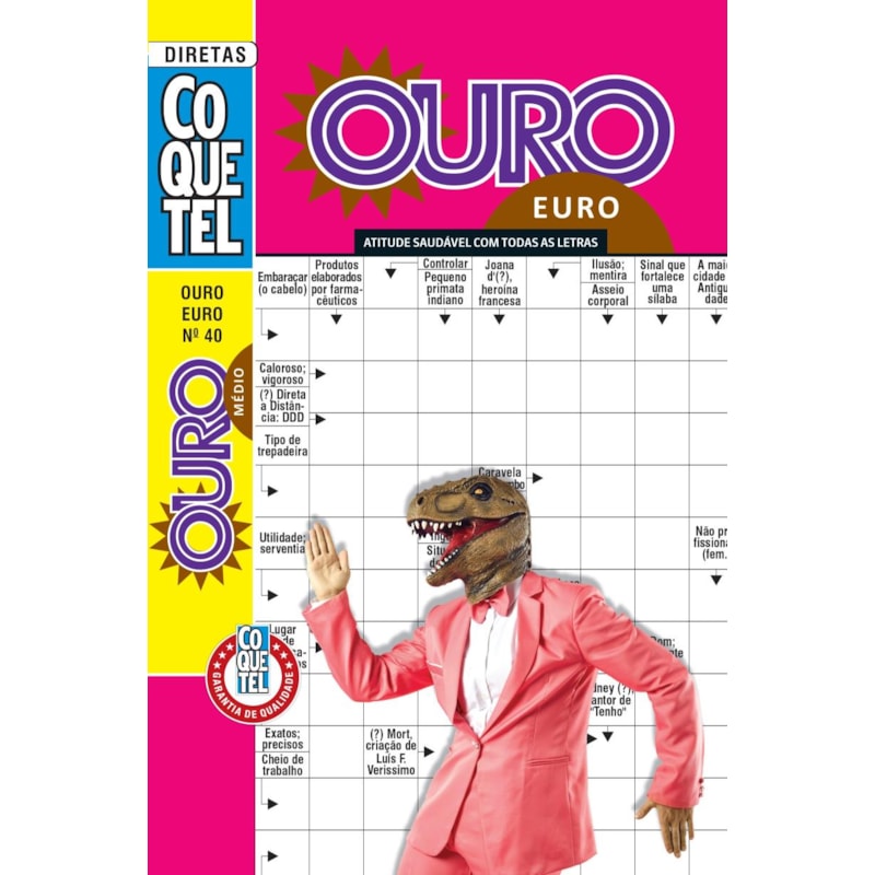 LIVRO COQUETEL OURO EURO NÍVEL MÉDIO ED 40
