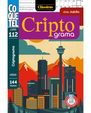 LIVRO COQUETEL PALAVRAS CRIPTOGRAMA 112