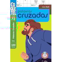 LIVRO COQUETEL PALAVRAS-CRUZADAS 72: NÍVEL FÁCIL