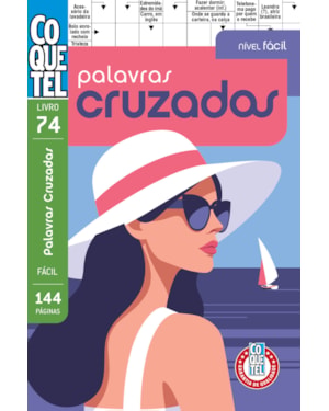 LIVRO COQUETEL PALAVRAS-CRUZADAS 74: NÍVEL FÁCIL