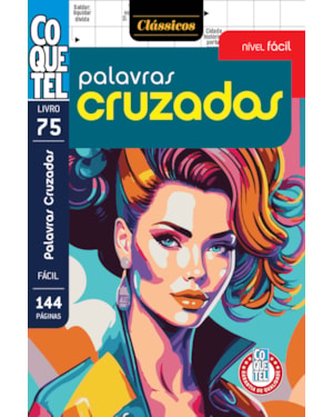 Livro coquetel palavras-cruzadas 75: nível fácil