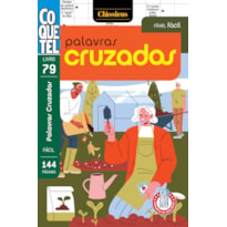 LIVRO COQUETEL PALAVRAS CRUZADAS 79: NÍVEL FÁCIL