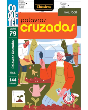 LIVRO COQUETEL PALAVRAS CRUZADAS 79: NÍVEL FÁCIL