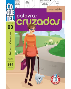 LIVRO COQUETEL PALAVRAS-CRUZADAS 88: NÍVEL MÉDIO