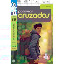LIVRO COQUETEL PALAVRAS-CRUZADAS 89: NÍVEL MÉDIO