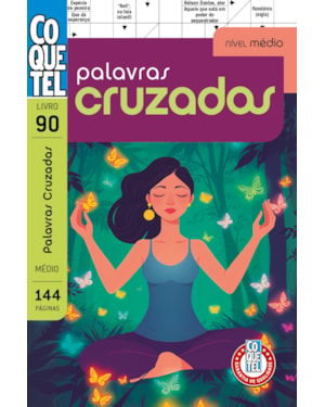 LIVRO COQUETEL PALAVRAS-CRUZADAS 90: NÍVEL MÉDIO