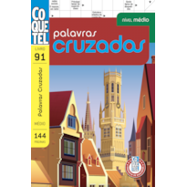 LIVRO COQUETEL PALAVRAS-CRUZADAS 91: NÍVEL MÉDIO