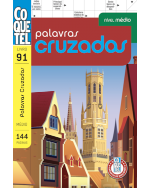 Livro coquetel palavras-cruzadas 91: nível médio