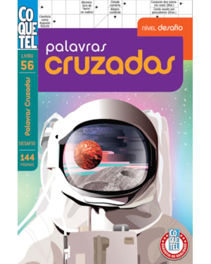 LIVRO COQUETEL PALAVRAS CRUZADAS DESAFIO 56