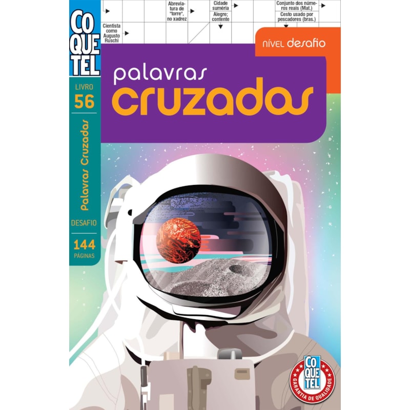 LIVRO COQUETEL PALAVRAS CRUZADAS DESAFIO 56
