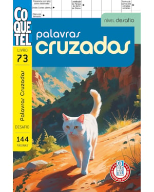 LIVRO COQUETEL PALAVRAS-CRUZADAS DESAFIO 73