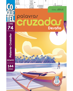 Livro coquetel palavras-cruzadas desafio 74