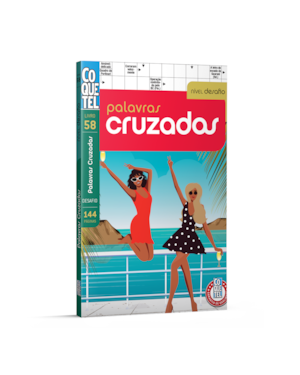 LIVRO COQUETEL PALAVRAS CRUZADAS DESAFIO ED 58