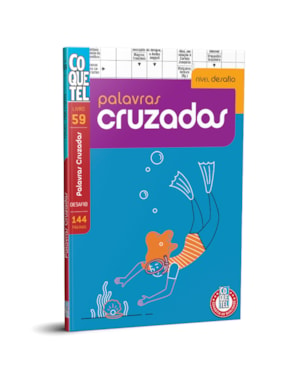 LIVRO COQUETEL PALAVRAS CRUZADAS DESAFIO ED 59