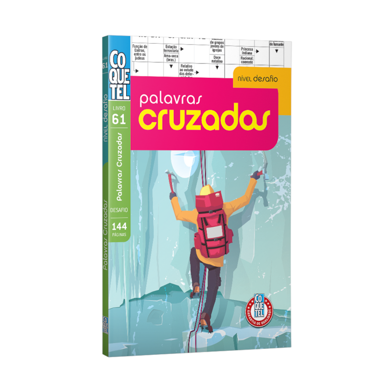 LIVRO COQUETEL PALAVRAS CRUZADAS DESAFIO ED 61