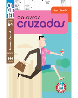 LIVRO COQUETEL PALAVRAS CRUZADAS DESAFIO ED 64