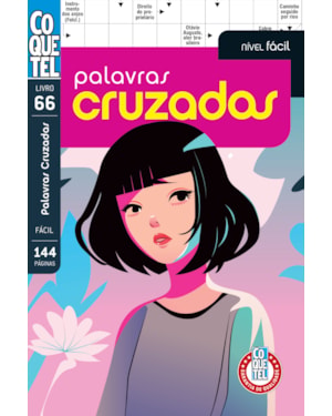 LIVRO COQUETEL PALAVRAS CRUZADAS FÁCIL 66