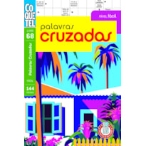 LIVRO COQUETEL PALAVRAS CRUZADAS FÁCIL 68