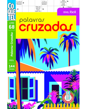 LIVRO COQUETEL PALAVRAS CRUZADAS FÁCIL 68