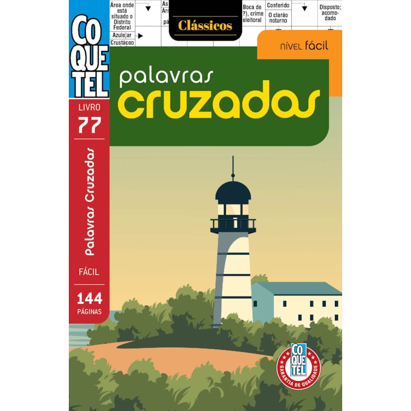 Livro Coquetel Palavras Cruzadas Fácil 77