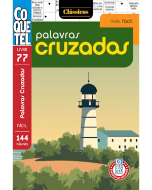 Livro Coquetel Palavras Cruzadas Fácil 77