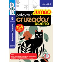 LIVRO COQUETEL PALAVRAS-CRUZADAS JUMBO DESAFIO 8