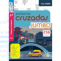 LIVRO COQUETEL PALAVRAS-CRUZADAS JUMBO ED. 17: NÍVEL MÉDIO
