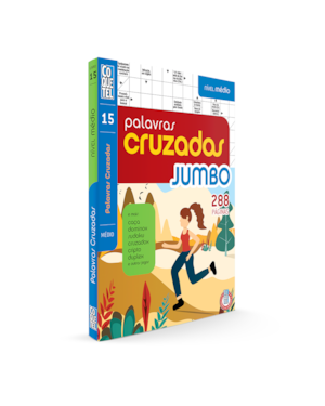 LIVRO COQUETEL PALAVRAS CRUZADAS JUMBO NÍVEL MÉDIO ED 15