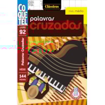 Livro Coquetel Palavras Cruzadas Médio 92