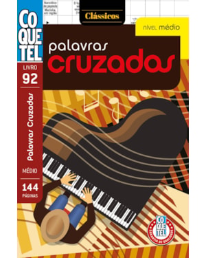 Livro Coquetel Palavras Cruzadas Médio 92