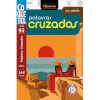 LIVRO COQUETEL PALAVRAS CRUZADAS MÉDIO 93